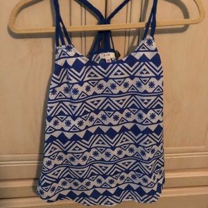 Tribal patterned top